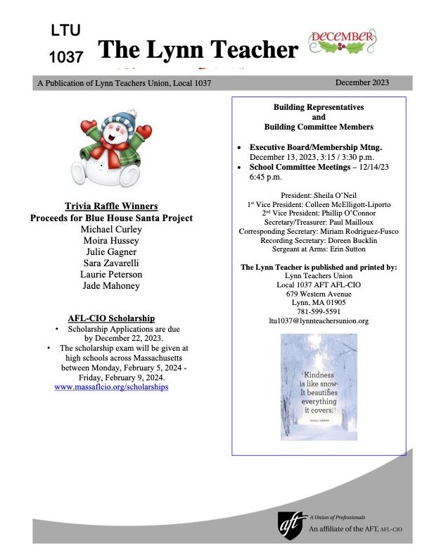 Newsletter Pg 1